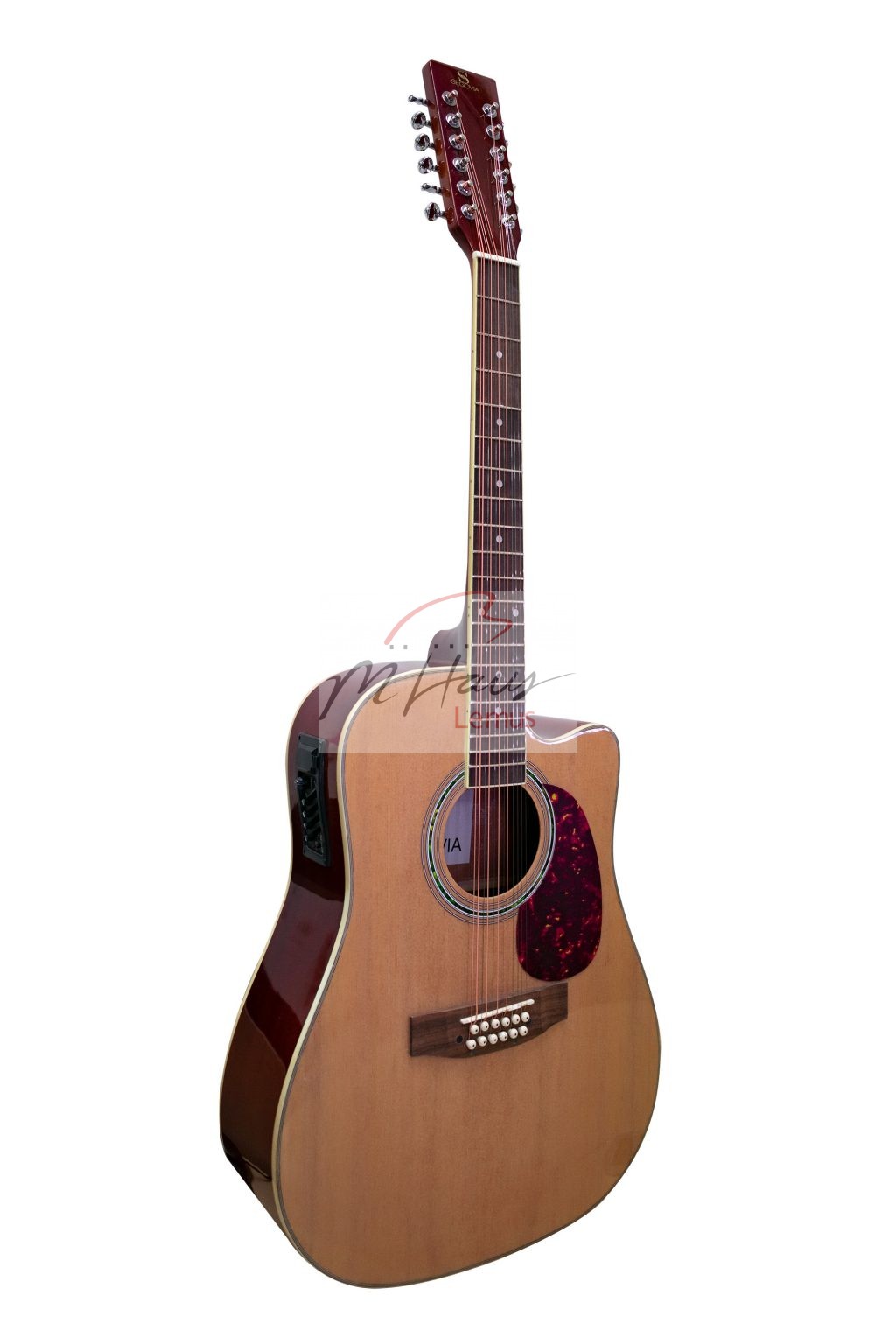 GUITARRA TEXANA E ACUSTICA NATURAL 12 CDAS METAL SEGOVIA SGG12NT