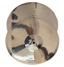 JUEGO DE PLATILLOS 14" HI HAT (CONTRATIEMPOS) HAMMER HMPL008