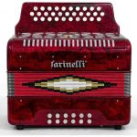 ACORDEON BOTONES MI ROJO 3012 FARINELLI 3012MIR