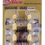 MAQUINARIA P/GUITARRA CLASICA DORADA CLAVIJA NEGRA ALICE AOS-020B3