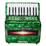 ACORDEON TECLAS VERDE 2512 FARINELLI 1302V