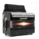 ACORDEON BOTONES SOL NEGRO BN 3012 FARINELLI PREMIUM 3012N1HG