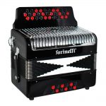 ACORDEON BOTONES SOL NEGRO BRN 3012 FARINELLI PREMIUM 3012N3HG