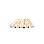 PIN P/GUITARRA ABS MARFIL DOT NEGRO 2mm/PVC PAQ C/10 ALICE A021IVY/2PVC
