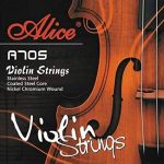 CUERDA 1a E (MI) P/VIOLIN 4/4 NICKEL-CROMO PAQ C/10 ALICE A705-1