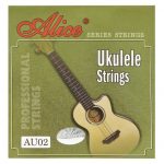 JUEGO DE CUERDAS P/UKULELE SOPRANO D (RE) NYLON NEGRO ALICE AU02