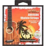 JUEGO DE CUERDAS P/UKULELE TENOR NYLON NEGRO ALICE AU046BK-T