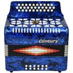 ACORDEON BOTONES SOL AZUL 3012 CENTURY C3012A