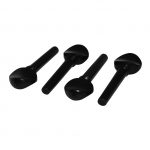 CLAVIJAS JGO P/VIOLIN 4/4 EBANO SUIZO PUNTA NEGRA BHARGAVA CLAEB42PN