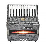 ACORDEON TECLAS GRIS 2512 CENTURY CNAC029