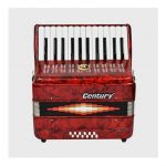 ACORDEON TECLAS ROJO 2512 CENTURY CNAC031