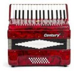 ACORDEON TECLAS ROJO 3232 CENTURY CNAC033