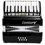ACORDEON TECLAS JUNIOR NEGRO 22-8 CENTURY CNAC051