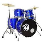 BATERIA PROFESIONAL AZUL 5 PZAS ARO NEG CENTURY CNBT027