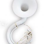 TUBA SOUSAFON DE FIBRA BLANCO HIGH GRADE 26" CENTURY CNSS004