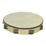 PANDERO DE MADERA 30cm/12" C/PARCHE COPACABANA 2 HILERAS RIN CPPN007