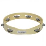 PANDERO DE MADERA 25cm/10" COPACABANA DOBLE HILERA 16 RIN CPPN011