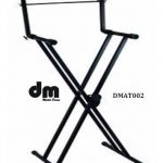 ATRIL O BASE P/ 2 TECLADOS NEGRO DM DMAT002