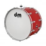 TAMBORA PROFESIONAL ROJO METALICO 24X16X24 DM DMB241624MR