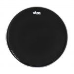 PARCHE P/ TAROLA / TOM / TIMBAL 15" NEGRO DM DMPC018