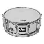 TAROLA 14" X 5.5" 10 LUGS ESTANDAR METALICA CROMADA DM DSM14055