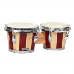 BONGO 7.5 Y 8.5 RAYAS NATURAL-ROJO ARO CROMADO 4 LUGS EXTRE EXBG001