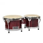 BONGO 7" Y 9" ROJO ARO CROMADO C/ ATRIL EXTREME EXBG009