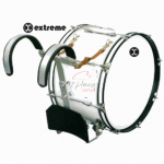 TAMBORA DE MARCHA BLANCA 18X12 8 LUGS C/ ARNES EXTREME EXTM001