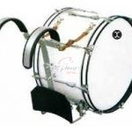 TAMBORA DE MARCHA BLANCA 20X12 8 LUGS C/ ARNES EXTREME EXTM002