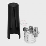 ABRAZADERA P/CLARINETE PLATINUM COLOR PLATA ROVNER C/TAPA P-1R