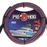 CABLE P/INST RIVIERA PURPLE 3.05mt 1/4"-1/4" PIG HOG PCH10RPP