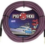 CABLE P/INST RIVIERA PURPLE 6.10mt 1/4"-1/4" PIG HOG PCH20RPP