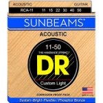 JUEGO DE CUERDAS P/GUIT ELECT/ACUST CUSTOM 11/50 SUNBEAM DR RCA-11