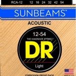 JUEGO DE CUERDAS P/GUIT ELECT/ACUST LIGHT 12/54 SUNBEAM DR RCA-12