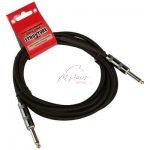 CABLE P/INSTRUMENTO TEXTIL NEGRO 5.7MTS 1/4"-1/4" STRUKTURE SC186W
