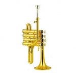 TROMPETA PICCOLO SIb LAQUEADA 4 EMBOLOS T6L SILVERTONE SLTP021