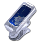 AFINADOR DIGITAL CROMATICO GUIT BAJO VIOLIN UKU CHERUB PLATA WST-525