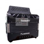 ACORDEON BOTONES GCF NEGRO CON 5 VOCES FARINELLI PREMIUM 3012NHG