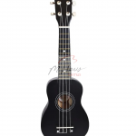 UKULELE SOPRANO NEGRO CON FUNDA COPACABANA CPUK046