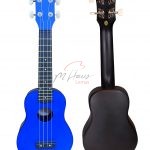 UKULELE SOPRANO LINDEN/ABS COLOR AZUL CON FUNDA COPACABANA CPUK052