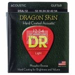 JUEGO DE CUERDAS P/GUIT ELECT/ACUST 12/54 DRAGON SKIN DR DSA-12