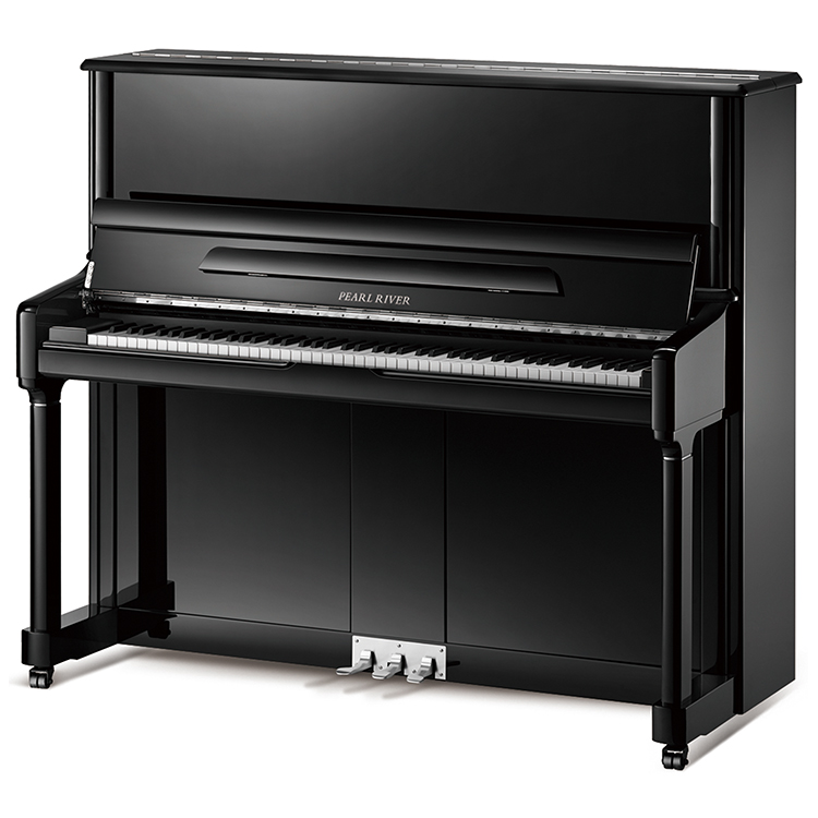 PIANO VERTICAL NEGRO C/BANCA PEARL RIVER